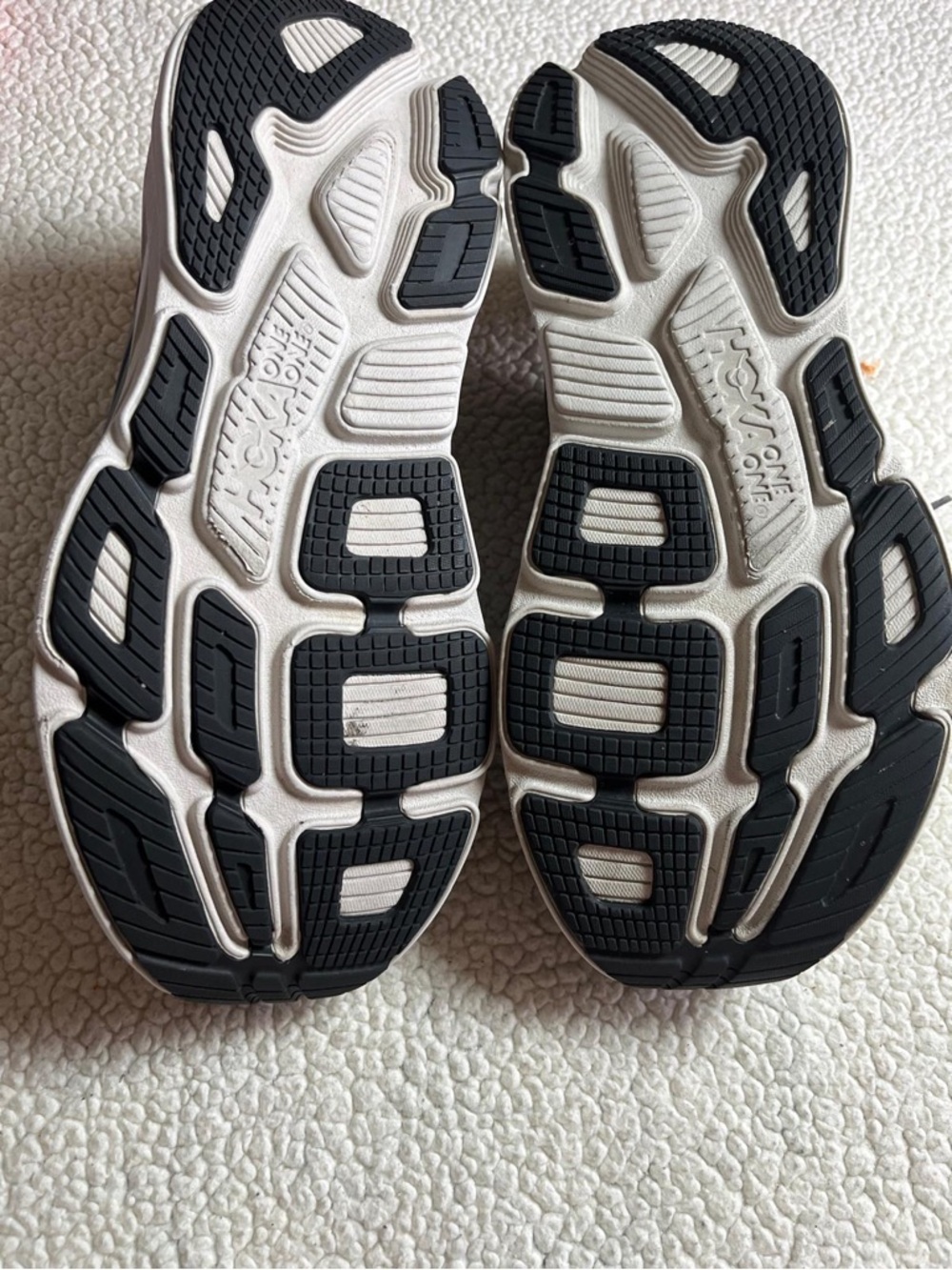 Hoka One One MBONDI7 ,Men's Grey Mesh Running Shoes size 10 - Picture 5 of 7